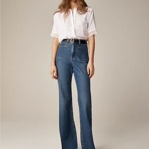 J. Crew Dark Blue Flare Jeans